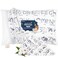 KeaBabies Toddler Pillowcase 13x18 Organic Cotton Cover Alphamals