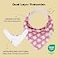 KeaBabies 10pk Organic Baby Bandana Bibs for Drooling and Teething Tea Party