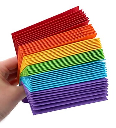 Stesha Party Rainbow Birthday Party Beverage Napkins 50 Pack