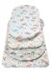 Onacosht Bassinet Sheets 3 Pack for Baby Boy Soft Stretchy Universal Fitted Sheet Set for Oval Rectangle Hourglass Bassinet Mattress Forest Fox Elephant Printing