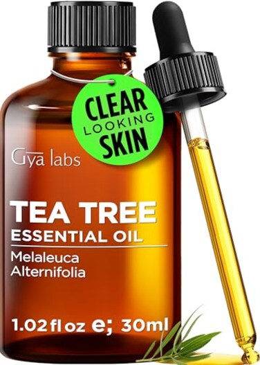 زيت شجرة الشاي العطري النقي 100% من جيا لابز، 102 أونصة سائلة. زيت شجرة الشاي للشعر والبشرة، مناسب للاستخدام في أجهزة نشر الروائح، والعلاج العطري، وصناعة الشموع المنزلية.