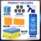 TEAWOO Clay Bars Kit 6 Clay Bars 20 PCS Lubricant Tablets Complete Car Detailing Kit Spray Bottle Disposable Gloves and Microfiber Towels for Car Detailing Cleaning