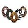 ExpressionMed Dexcom G6 Overpatches Waterproof Breathable NonFraying Material EasyApply Split Backing Pack of 5 Animal Print Variety Pack