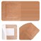 Teling 50 Pcs Extra Large Bandages 4x4 Square Flexible Fabric Adhesive Bandages Breathable Protection Pad for Wounds Care Knees Elbows Cuts Scrapes Daily First AidBrown