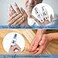 BBTO 10 Pieces Finger Splints Metal Padded Support Finger Stabilizer with Soft Foam Interior and Loop Straps 3 Sizes10 PiecesBlue