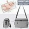 CitisKins Universal Baby Stroller Organizer Large Space with Insulated Cup Holder Detachable Diaper Bag Adjustable Shoulder Strap Fits All Strollers grey