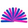 Winstonia 100 Pcs Mini Nail Files Bundle Double Sided Buffer Disposable Hygiene Manicure Pedicure Tool 100pcs Pink