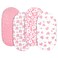 Gllquen Baby Bassinet Sheets 4 Pack Breathable Cozy Fitted Mattress Sheet