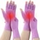 Kecartu 2 Pairs Compression Gloves for Rheumatoid Arthritis Osteoarthritis Carpal Tunnel Pain Fingerless Arthritis Hand Gloves for Women Men Support WorkComputer Typing Purple Medium