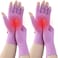 Kecartu 2 Pairs Compression Gloves for Rheumatoid Arthritis Osteoarthritis Carpal Tunnel Pain Fingerless Arthritis Hand Gloves for Women Men Support WorkComputer Typing Purple Medium