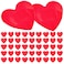 Garneck 50pcs Heart Shaped Bandages for Kids Cute Waterproof Adhesive Patch Small First Aid Bandages Children Home School Travel Emergency Care Fun
