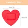 Garneck 50pcs Heart Shaped Bandages for Kids Cute Waterproof Adhesive Patch Small First Aid Bandages Children Home School Travel Emergency Care Fun