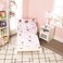 Everyday Kids Toddler Fitted Sheet and Pillowcase Set Outer Space Adventures Soft Breathable Microfiber Toddler Sheet Set
