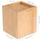 ZEONHAK 4 Pack 3 Inches Wood Bed Risers Natural Wood Furniture Lifters Heavy Duty Bed Risers for Sofa Bed Chair Table Desk Furniture