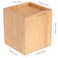 ZEONHAK 4 Pack 3 Inches Wood Bed Risers Natural Wood Furniture Lifters Heavy Duty Bed Risers for Sofa Bed Chair Table Desk Furniture