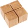 ZEONHAK 4 Pack 3 Inches Wood Bed Risers Natural Wood Furniture Lifters Heavy Duty Bed Risers for Sofa Bed Chair Table Desk Furniture