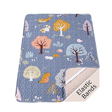 MIIMER Padded Pack n Play Sheets Breathable Thick Pack and Play Mattress Pad