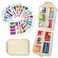 YIXIAN Pill Organizer with 161 Medicine Labels Beige Travel Pill Case