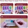 YIXIAN Pill Organizer with 161 Medicine Labels Beige Travel Pill Case