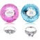 Jackpot Candles Ocean Breeze Lavender Bath Bombs Gift Set of 2 with Size 7 Ring Surprise Inside Each Made in USA