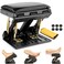 Homesprit Adjustable Footrest with Removable Soft Foot Rest Pad MaxLoad 140Lbs with 4Level Height and Angle Adjustment Massage Footrest Under Desk for Car Travel Kids Writing Office