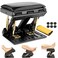 Homesprit Adjustable Footrest with Removable Soft Foot Rest Pad MaxLoad 140Lbs with 4Level Height and Angle Adjustment Massage Footrest Under Desk for Car Travel Kids Writing Office