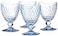 Villeroy &amp; Villeroy Boch Boston Colored Water Goblet 119 oz Crystal Glass Blue