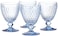 Villeroy &amp; Villeroy Boch Boston Colored Water Goblet 119 oz Crystal Glass Blue