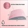 YESINDEED Back Stretcher Pillow Lumbar Support Cushion for Back Stretching Posture Support Ergonomic Drop Shape Design Comfortable Use at Home Office or Floor Pink