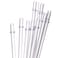 Dakoufish 11 Inch Clear Reusable Thick Plastic Drinking Straws Extra Long for 24oz 30oz 40oz Mason Jar TumblersSet of 12 Pcs Straws with Cleaning Brush 11inch Clear