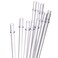 Dakoufish 11 Inch Clear Reusable Thick Plastic Drinking Straws Extra Long for 24oz 30oz 40oz Mason Jar TumblersSet of 12 Pcs Straws with Cleaning Brush 11inch Clear