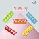 ZMOI Premium Colorful Heart Toe Separators Cute Design for Kids Super Soft Durable 24 Pieces