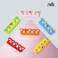 ZMOI Premium Colorful Heart Toe Separators Cute Design for Kids Super Soft Durable 24 Pieces