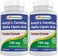 Best Naturals Acetyl LCarnitine and Alpha Lipoic Acid 750 mg 120 Capsules 120 Count Pack of 2