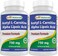 Best Naturals Acetyl LCarnitine and Alpha Lipoic Acid 750 mg 120 Capsules 120 Count Pack of 2