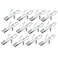 مقص أظافر YWQ مكون من 12 قطعة من Swing Out Nail CleanerFile، هدية رائعة للرجال والنساء، يتميز بقصافة حادة من الفولاذ المقاوم للصدأ مع ذراع ضغط عريض وسهل الاستخدام.