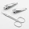 QLL 3 Pack 7Pcs Manicure Set Stainless Steel Nail Clipper Set with case Personal Pedicure Kit for Women Men Girls Travel