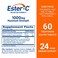 Ester-C EsterC Vitamin C 1000 mg 60 Coated Tablets Packaging May Vary