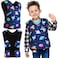Janmercy Kids Compression Vest Ages 2 to 9 Soft Adjustable Breathable Neoprene Comfort Vest for Boys Girls School Home DailyOuter SpaceMedium