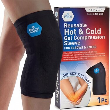 MED PRIDE Gel Compression Sleeve for Elbow and Knee Hot Cold Therapy