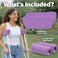 Crutch Comfort Deluxe Soft Fleece Foam Crutch Accessory Set Playful Purple