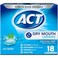 Chattem ACT Dry Mouth Soothing Mint Lozenges 18 ea Pack of 4