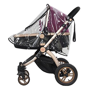 Estink Baby Stroller Rain Cover Clear PVC Universal Windproof Breathable