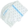 BBTO 50 Pieces Transparent Clear Adhesive Bandage Stretch Large Waterproof Film Adhesive Bandages Dressing Supplies6 x 6 Inch