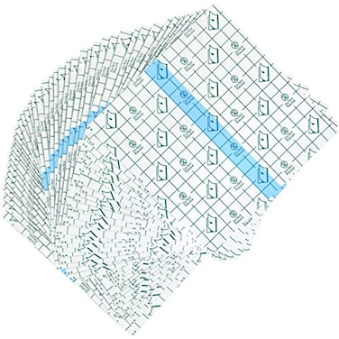 BBTO 50 Pieces Transparent Clear Adhesive Bandage Stretch Large Waterproof Film Adhesive Bandages Dressing Supplies6 x 6 Inch