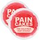 عبوات تبريد دائرية قابلة لإعادة الاستخدام من PAINCAKES، عبوتان، 5 قطع، عبوات ثلج لاصقة كبيرة للعلاج بالتبريد الموضعي، مثالية للإصابات والمناطق الصغيرة، خالية من اللاتكس، لون أحمر