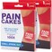 عبوات تبريد دائرية قابلة لإعادة الاستخدام من PAINCAKES، عبوتان، 5 قطع، عبوات ثلج لاصقة كبيرة للعلاج بالتبريد الموضعي، مثالية للإصابات والمناطق الصغيرة، خالية من اللاتكس، لون أحمر