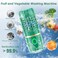 Cudinham Fruit and Vegetable Purifier Cleaner Washing Machine Capsule Shape Disinfection OHion Purification Technology for Cleaning Veggie Grains Rice Meat Seafood Green
