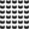 BQTQ 30 Rolls Self Adhesive Bandage Wrap Self Adherent Wrap Bandage 1 inch Self Stick Bandage Wrap Tape Stretch Bandages for Wrist Ankle Swelling Sprains Black