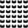 BQTQ 30 Rolls Self Adhesive Bandage Wrap Self Adherent Wrap Bandage 1 inch Self Stick Bandage Wrap Tape Stretch Bandages for Wrist Ankle Swelling Sprains Black